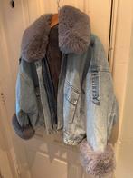 Gevoerd spijkerjack heerljjke zachte binnenkant, Ophalen of Verzenden, Zo goed als nieuw, Blauw