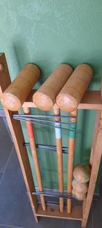 Croquet set, Ophalen