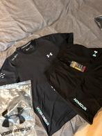 Under Armour Short Set Zwart M/L | Reflective Details, Kleding | Heren, Sportkleding, Maat 52/54 (L), Zwart, Under Armour, Nieuw