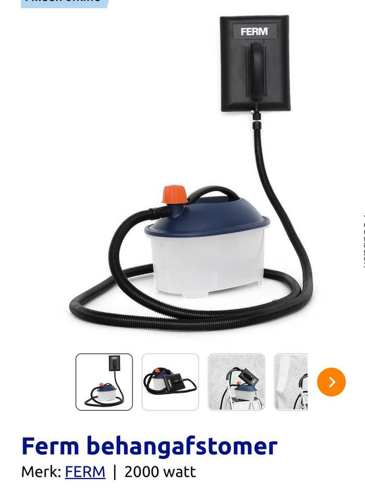 Ferm Behangafstomer 4,5 L, Witgoed en Apparatuur, Stoomapparaten, Zo goed als nieuw, Ophalen of Verzenden