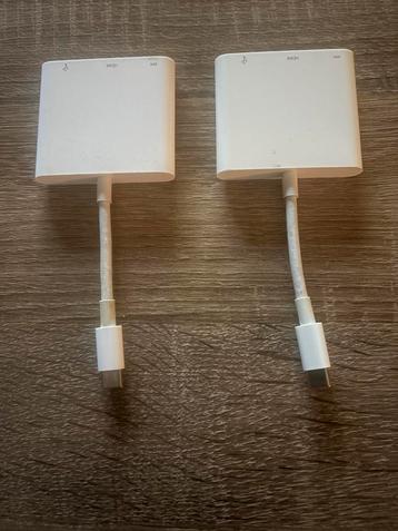 2x Apple USB-C Digital AV Multiport Adapter A1621 beschikbaar voor biedingen