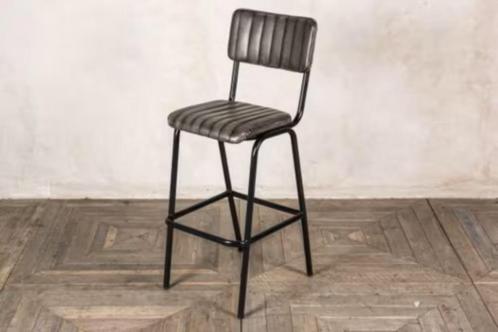 Industriële barkruk grijs - Verschillende maten -, Huis en Inrichting, Barkrukken, Nieuw, 60 tot 90 cm, Kunststof, Metaal, 5 krukken of meer