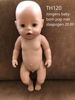 Baby born / baby born jongens pop met slaapogen . Zapf. KiKa, Ophalen of Verzenden, Zo goed als nieuw, Babypop