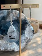 Toermalijn , Kwarts oorbellen 925 Sterling Zilver, Ophalen of Verzenden, Nieuw