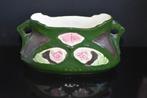 Art Nouveau cache pot Barbotine Majolica Planter Jardinière, Ophalen of Verzenden