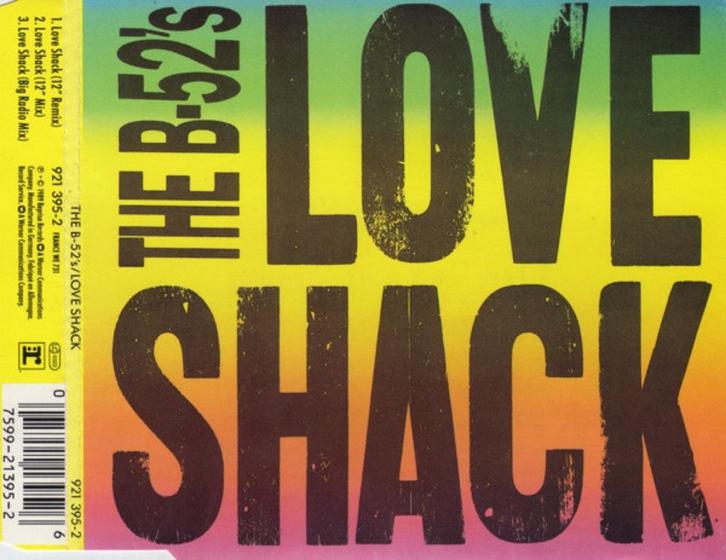 The B-52's – Love Shack CD Maxisingle 1989, Caravans en Kamperen, Kampeeraccessoires, Zo goed als nieuw, Verzenden