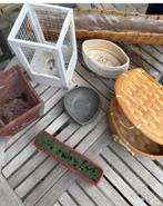 7 stuks opvulschalen en manden, Tuin en Terras, Overige materialen, Rond, Ophalen of Verzenden, Zo goed als nieuw