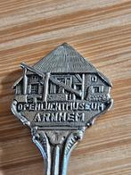 Verzilverde souvenirlepel Openluchtmuseum Arnhem, Gebruikt, Verzilverd, Ophalen of Verzenden, Metaal