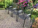 2, 4 of 6 Zeer fraaie MWH/Royal Garden tuinstoelen: Flora., Tuin en Terras, Tuinstoelen, Ophalen, Zo goed als nieuw, Metaal, Stapelbaar