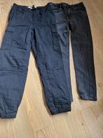 2 broeken zwart donker grijs maat 146, Broek, H&M, Ophalen of Verzenden, Zo goed als nieuw