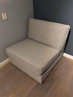 IKEA KIVIK Slaapbank - beige/grijs - Zo goed als nieuw, Ophalen, Eenpersoons, 75 tot 100 cm, Zo goed als nieuw