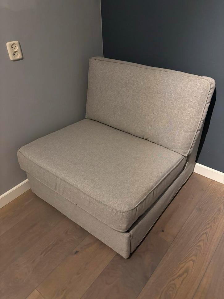 IKEA KIVIK Slaapbank - beige/grijs - Zo goed als nieuw, Huis en Inrichting, Banken | Sofa's en Chaises Longues, Zo goed als nieuw