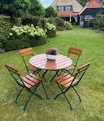 Bistro set, Ronde set, Tuinset, Tuinbistro, Terras set, Ophalen, Overige materialen, Eettafel, 4 zitplaatsen
