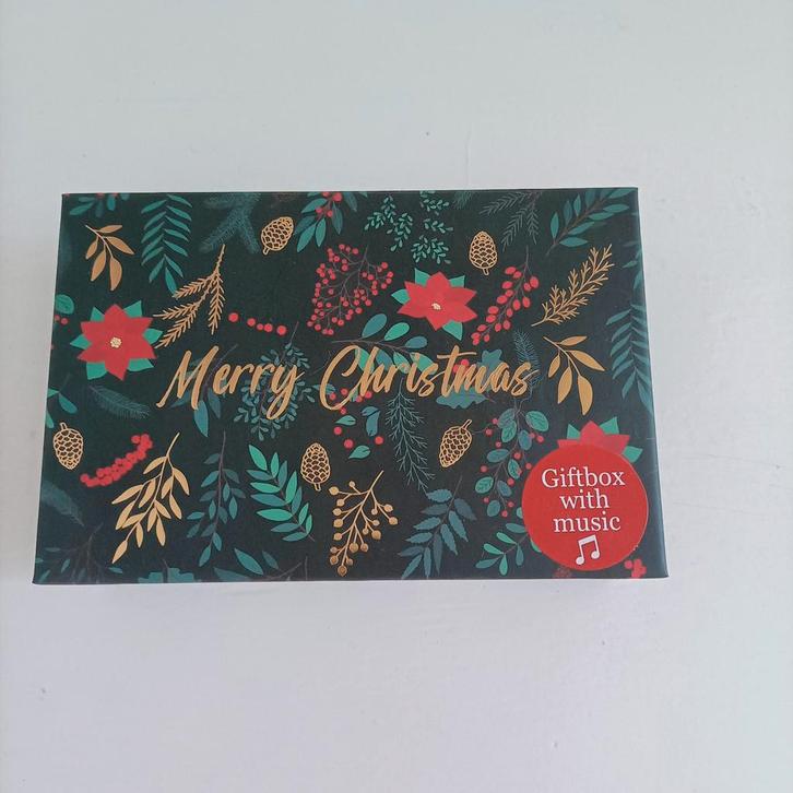 Muziekdoosje - Feestelijk Cadeau!, Huis en Inrichting, Woonaccessoires | Kisten, Nieuw, Minder dan 50 cm, Minder dan 50 cm, Minder dan 50 cm