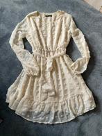 Mooie creme jurk van Shein, maat S, Beige, Ophalen of Verzenden, Zo goed als nieuw, Knielengte