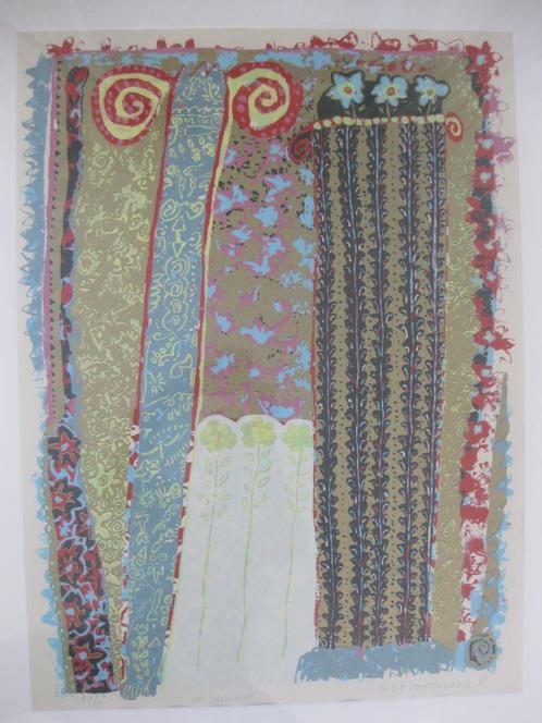Bert Vredegoor - zeefdruk De Lusthof (75 x 60 cm), Antiek en Kunst, Kunst | Litho's en Zeefdrukken, Ophalen of Verzenden