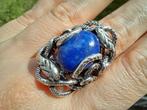 Vanoli 925 zilveren slangen ring met lapislazuli maat 20,5, Sieraden, Tassen en Uiterlijk, Ringen, Daiva1973@hotmail.com, Vanoli