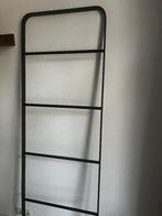 Handdoekladder handoekrek staal 50x170 cm Zwart, Ophalen, Zo goed als nieuw, Zwart, Handdoekenrek