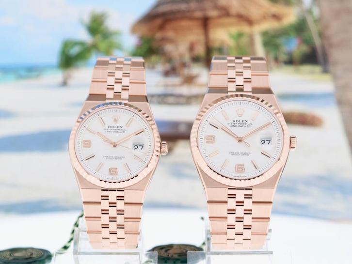 Unieke Set Rolex Land-Dweller 36mm + 40mm ONGEDRAGEN 12-2025, Sieraden, Tassen en Uiterlijk, Horloges | Heren, Nieuw, Polshorloge