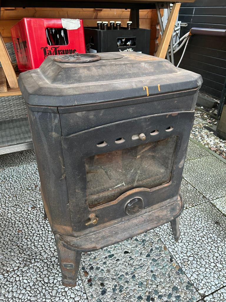 Nordpeis Saturn houtkachel, Huis en Inrichting, Ophalen, Gebruikt, Vrijstaande haard, Houthaard