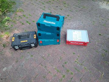 Makita, deWalt Fisher boxen beschikbaar voor biedingen