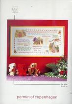 Borduurpatroon geboortetegel beren ABC, Ophalen of Verzenden, Zo goed als nieuw, Patroon