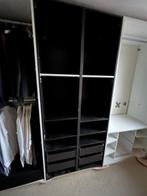 2 IKEA PAX kasten 50x236x58 zwart, Huis en Inrichting, Kasten | Kledingkasten, Ophalen, Gebruikt, 200 cm of meer, 50 tot 100 cm