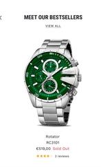 Rotorcraft watch rc3101, nieuw in box, Sieraden, Tassen en Uiterlijk, Horloges | Heren, Staal, Polshorloge, Nieuw, Ophalen