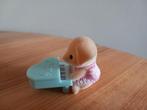 Sylvanian families baby/hond/blauwe piano, Ophalen of Verzenden, Zo goed als nieuw, Poppenhuis