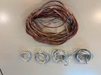 17m 2x4 mm en ca 12m 2x2,5 mm speakerkabel, Ophalen, Zo goed als nieuw, Minder dan 2 meter