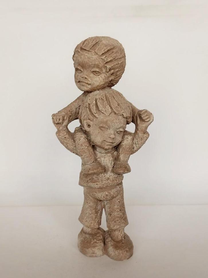 Beeld Spelende Kinderen, Antiek en Kunst, Antiek | Woonaccessoires, Ophalen of Verzenden