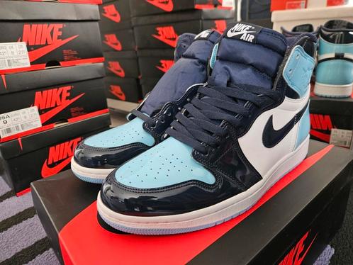 Nike air jordan 1 high OG "UNC Patent" 42.5, Kleding | Heren, Schoenen, Zo goed als nieuw, Sneakers of Gympen, Blauw, Ophalen of Verzenden