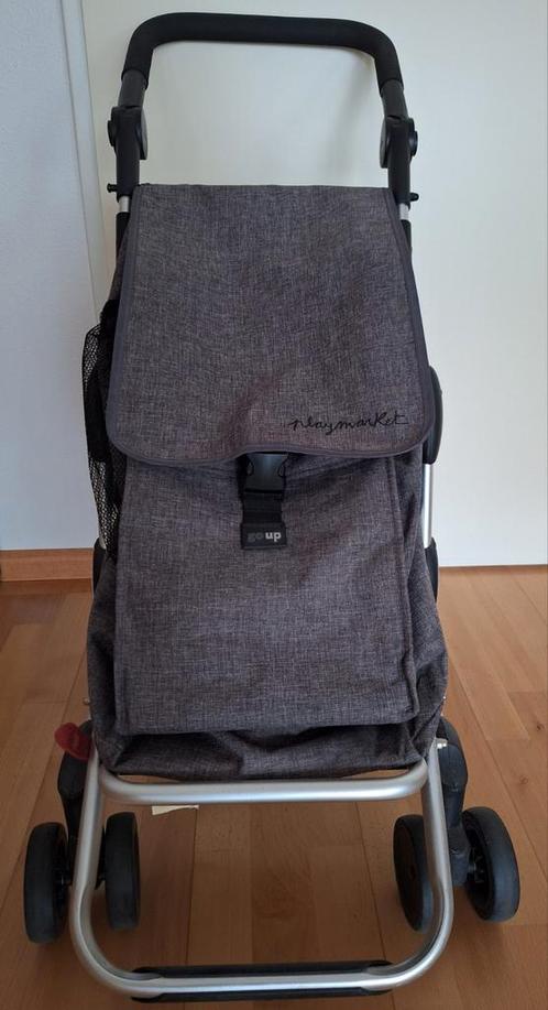 Boodschappentrolley Play market Go, Diversen, Rollators, Zo goed als nieuw, Lichtgewicht, Opvouwbaar, Ophalen