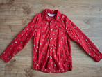 Kerstblouse / Kerstoverhemd rood 128, H&M, Overhemd of Blouse, Nieuw, Ophalen of Verzenden