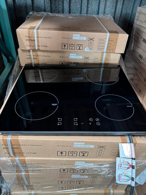 Schneider 4 zone inbouw inductiekookplaat 60 cm KDTI6041, Witgoed en Apparatuur, Kookplaten, Nieuw, Inbouw, Inductie, 4 kookzones