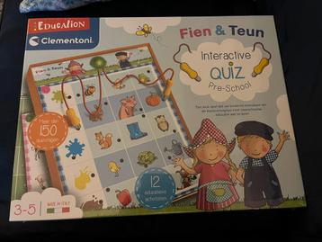 Fien & Teun Interactive quiz. Helemaal nieuw in plastic beschikbaar voor biedingen