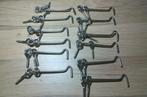 12 RVS windhaken, deur/raam haken 10cm nieuw, Ophalen, Nieuw, Rvs, Overige typen