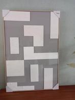 Wanddecoratie op canvas met beige houten lijst Kolding, Ophalen, Nieuw