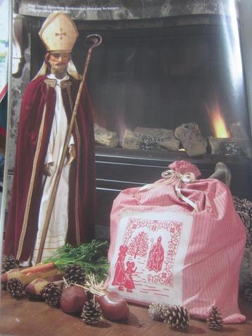 borduurpatroon borduren ZAK VAN SINTERKLAAS  NICOLAAS beschikbaar voor biedingen