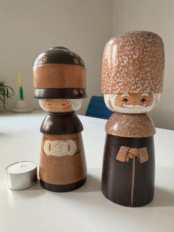 Houten poppen handbeschilderd Rita 1989 beschikbaar voor biedingen