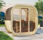 Cube Buitensauna SKOG KAKS130 Noordse Spar, Ophalen of Verzenden, Nieuw, Fins of Traditioneel, Complete sauna