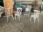 Diverse houten keuken en/of cafestoelen, Huis en Inrichting, Ophalen, Gebruikt, Overige kleuren, Vijf, Zes of meer stoelen