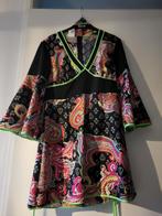 Flower Power Jurkje Maat M - Carnaval!, Kleding | Dames, Jurken, Maat 38/40 (M), Zwart, Ophalen of Verzenden, Boven de knie