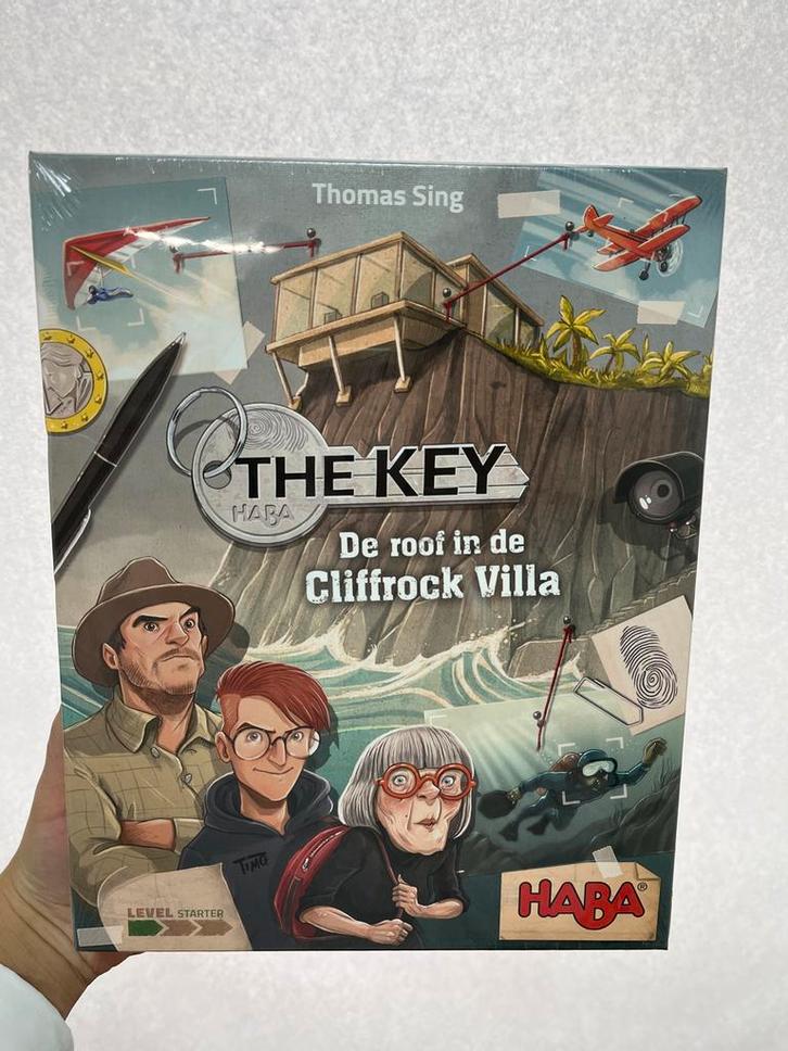The Key: De Roof in de Cliffrock Villa - HABA, Hobby en Vrije tijd, Gezelschapsspellen | Bordspellen, Nieuw, Een of twee spelers