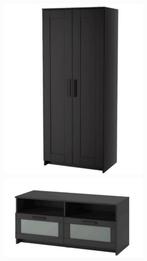 Ikea Brimnes Kast en TV Meubel Set, Ophalen, Kunststof, 200 cm of meer, Zo goed als nieuw