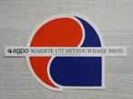 sticker agpo warmte uit betrouwbare bron cv - ketels, Verzamelen, Ophalen of Verzenden, Zo goed als nieuw, Merk