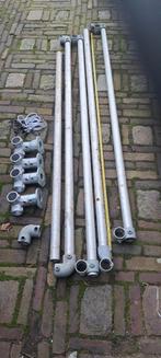 Aluminium steiger buis 48mm met koppelingen, Ophalen, Zo goed als nieuw, 100 tot 250 mm, Overige typen