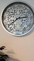 Industriële klok, Huis en Inrichting, Woonaccessoires | Klokken, Ophalen of Verzenden, Zo goed als nieuw, Wandklok