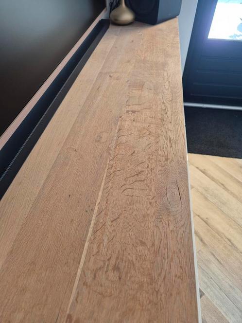 Massief eikenhout eiken plank blad paneel 180 x 40 x 3.6, Doe-het-zelf en Verbouw, Hout en Planken, Zo goed als nieuw, Plank, Eiken