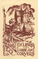 1630 Ex Libris Nederland : Harry Corvers, 1949, Antiek en Kunst, Verzenden